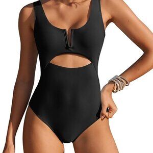 Black Cutout One-Piece Swimsuit | NWT